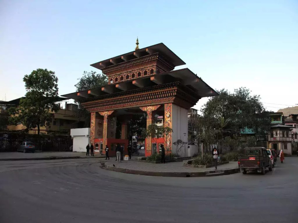 Bhutan Gate at Jaigaon-Phuentsholing